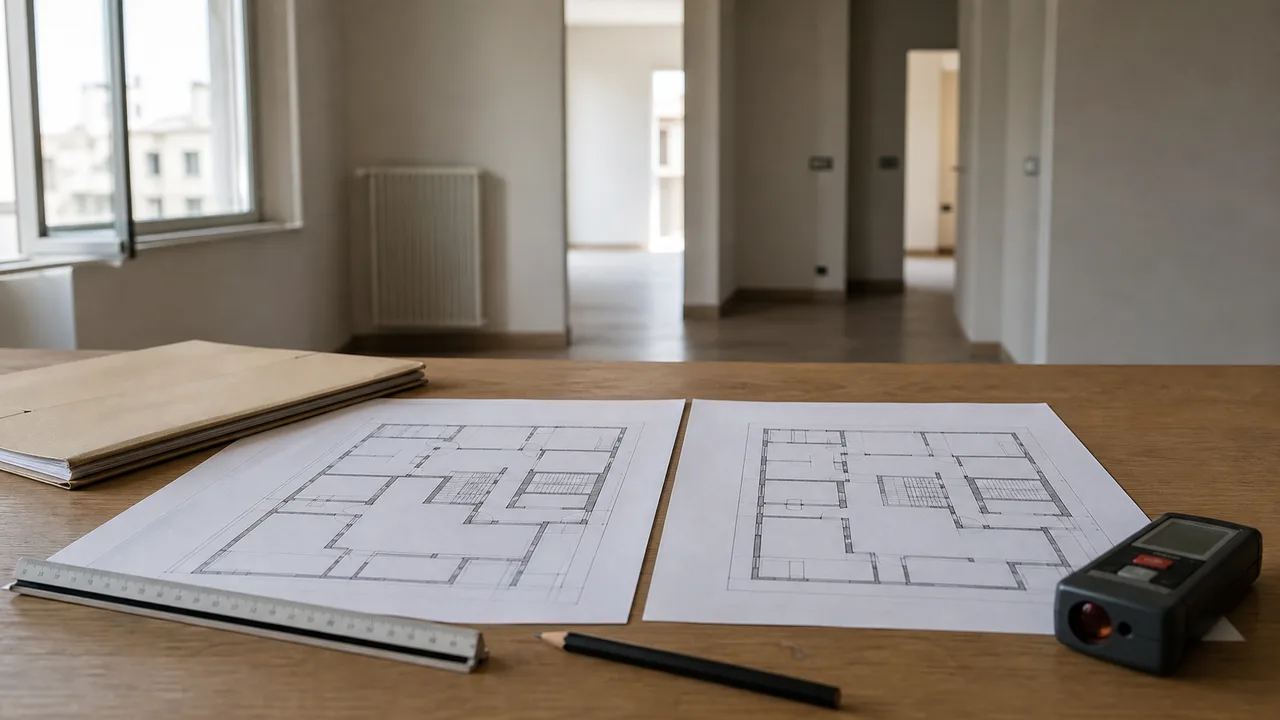 Facciata di edificio residenziale italiano regolare e luminoso, immobile commerciabile dopo la verifica di conformita